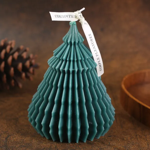 Bougies parfumées pour la maison, cadeaux de Noël pour femmes, bougies en forme d'arbre de Noël, cadeaux de relaxation pour meilleure amie, adolescente