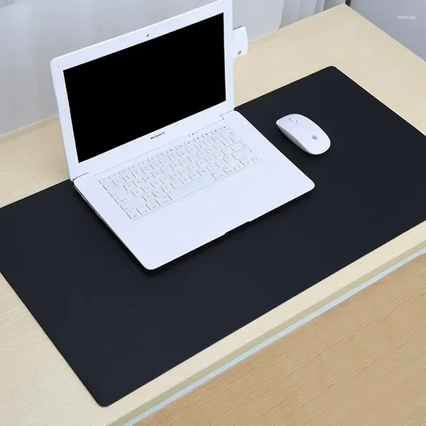 Masa Paspasları Büyük Boyu PU Mouse Pad Yumuşak Deri Pürüzsüz Mousepad Su Geçirmez Ofis Ev Oyunları için Slip Mat Mat