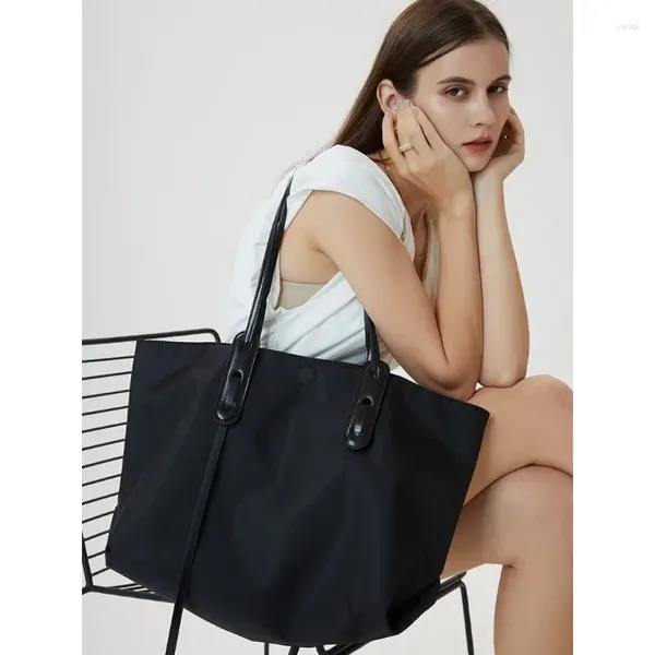 Borse da sera Borsa tote per donna Borsa a tracolla casual in tessuto Oxford impermeabile di grande capacità per pendolari per madre e bambino