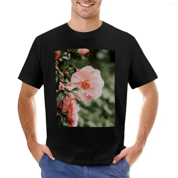 Canotte da uomo T-shirt con bellissimo fiore rosa n. 6 Magliette personalizzate taglie forti Progetta le tue magliette