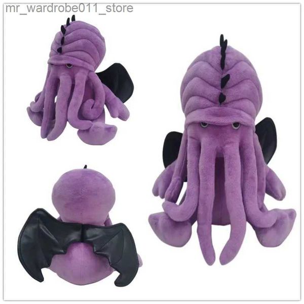 Bambole di peluche 25 cm Nuovo peluche CthulhuCraft Creativo simpatico polpo giocattoli di peluche Cthulhu Bambole artigianali Peluche animali marini Giocattoli per bambini Regali Q231215