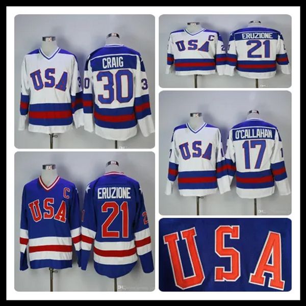 2023 Retro 1980 Team USA billige Herren-Eishockeyuniformen mit Nähten, blau, weiß, Ken Morrow 3 Bob Suter 20 Mark Pavelich 16 Dave Christian 23