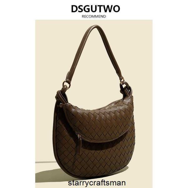 Botte Venetas Bolsa de Ombro Feminina Bolsas de Couro Gemelli Dsgutwo Baobao 2024 Novo Tecido Baobao Dumpling Bun Twin Bun Bolsa Premium Feel Bolsa Feminina HBN9