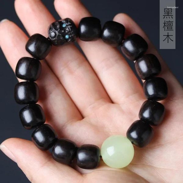 Strang Ebenholz DIY fluoreszierende Buddha-Perlen Handschnur 1,2 14 dekorative Armbänder für Männer und Frauen Hersteller Großhandel
