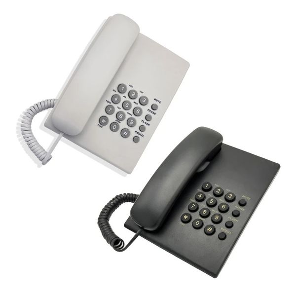Телефоны Проводной стационарный телефон с большой кнопкой, бытовой настольный телефон экстренной помощи el Business, винтажный 896C 231215