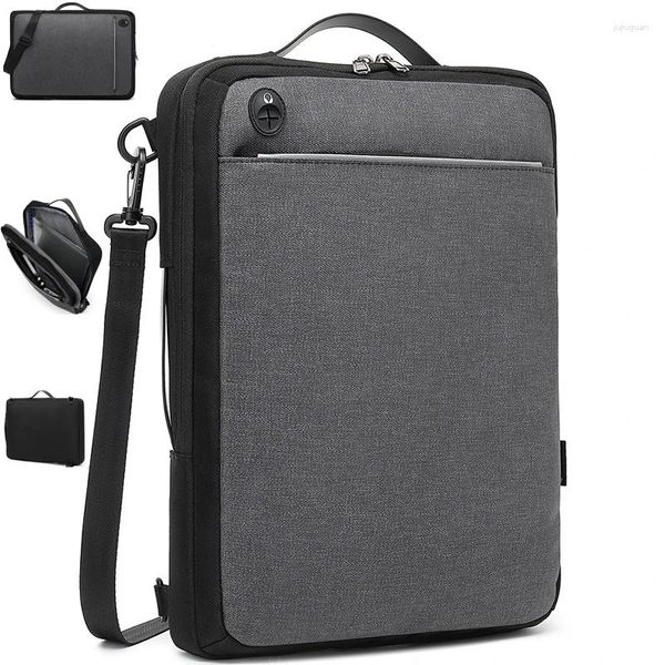 Pastas CFUN YA 2023 Luxo Multi-Uso Strap Laptop Bag para 15.6 Notebook Mochila Computador Sacos Messenger Sleeve Case Capa