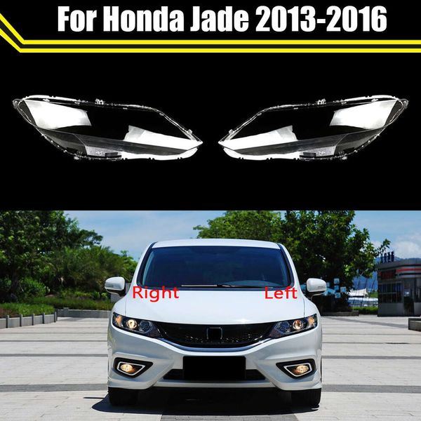 Передняя автомобильная защитная фара, стеклянная крышка объектива, абажур, автоматический прозрачный светильник, корпус для Honda Jade 2013 2014 2015 2016