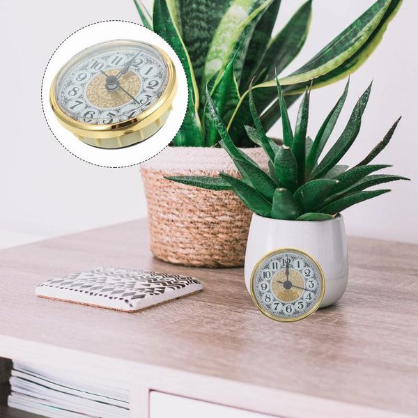 Saatler Aksesuarlar Ana Dekorasyon Saat Yüzü Zanaatlar Hafif Ev Süslemeleri Parçalar için Kit plastik 70 mm ekleme
