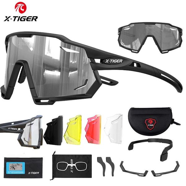 Eyewears XTIGER Fahrrad-Sonnenbrille, polarisiert, UV400, Fahrradbrille, neue Original-Fahrradbrille mit doppeltem Verwendungszweck, Rahmen für Sport, Angeln, Radfahren