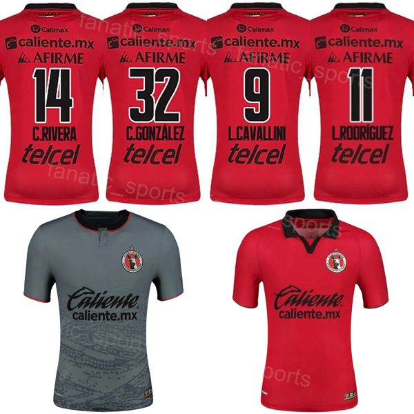 Uomo Tijuana Club Team 14 RIVERA Maglie da calcio 32 GONZALEZ 9 CAVALLINI 27 BLANCO 15 ZARAGOZA 35 BALANTA 10 CASTANEDA 8 MADRIGAL 11 RODRIGUEZ Kit maglia da calcio 23/24