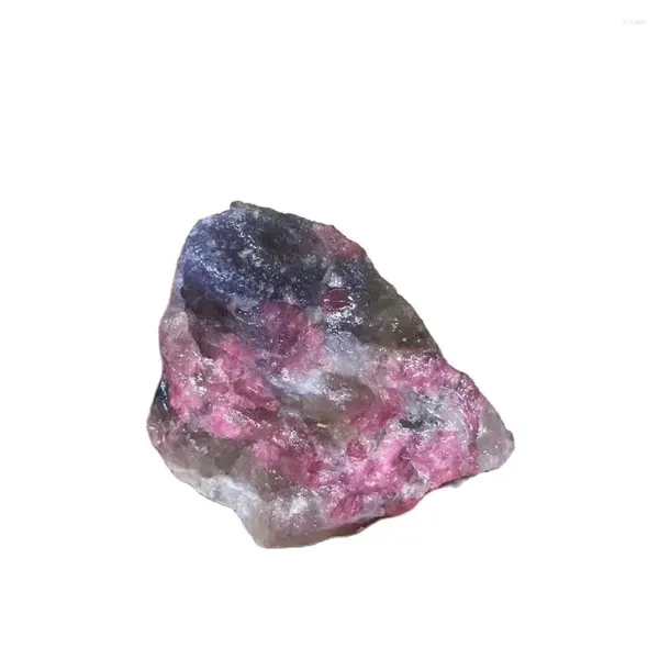 Estatuetas decorativas atacado natural rosa ameixa turmalina cristal pedra áspera espécimes minerais cristais de cura gema colecionável