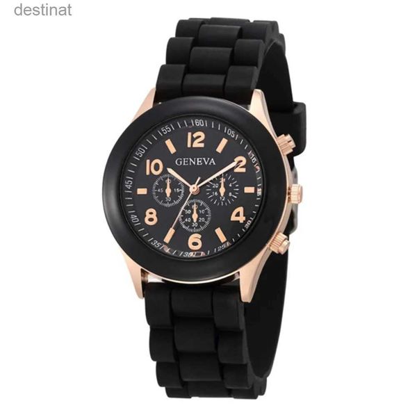 Relógios femininos novo relógio de luxo feminino à prova dwaterproof água relógio de quartzo pulseira de silicone senhoras relógio doces cores presente de aniversário reloj mujer montre femmel231216