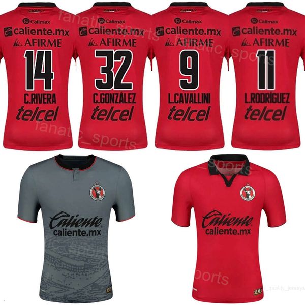 Männer Tijuana Club Team 14 RIVERA Fußballtrikot 32 GONZALEZ 9 CAVALLINI 27 BLANCO 15 ZARAGOZA 35 BALANTA 10 CASTANEDA 8 MADRIGAL 11 RODRIGUEZ Fußballtrikot-Kits 23/24