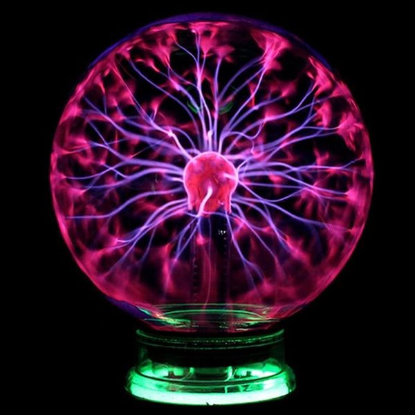 Novidade vidro magia bola de plasma Polegada luzes de mesa esfera nightlight crianças presente para o natal magia plasma noite lâmpada 2021270l