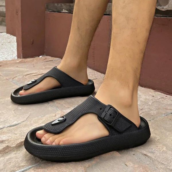 Pantofole Sandali Donna Estate Infradito piatte antiscivolo Morsetto Piede Scarpe da vacanza al mare Zapatos Mujer