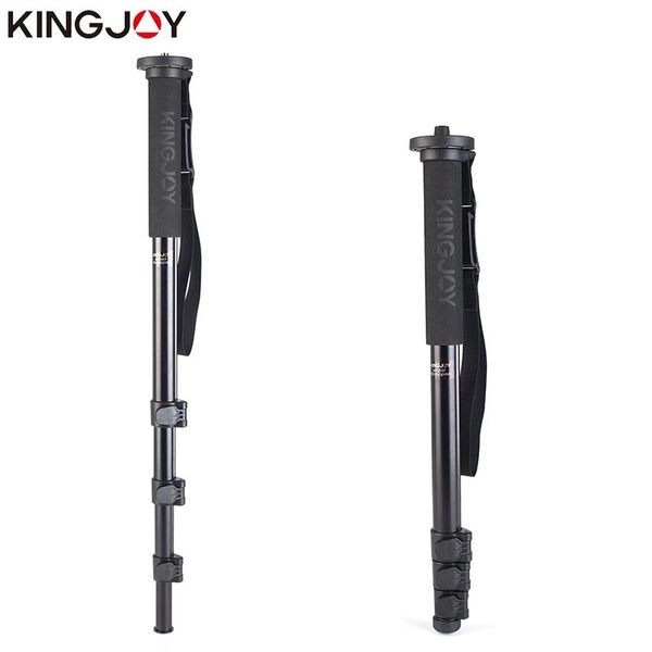 Aksesuarlar Kingjoy officia mp208f Monopod DSLR Tüm modeller için Profesyonel Kamera Tripod Stand Video Para Movil Esnek Karşılık Stativ