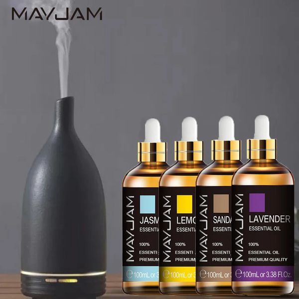 Ätherisches Öl, 100 ml, rein natürlich, Jasmin, Teebaum, Sandelholz, ätherische Öle, Diffusor, Pflanze, Lavendel, Vanille, Rosmarin, Eukalyptus, ätherisches Öl 231215