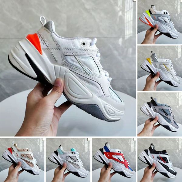 2023 Running Shoes Sports Trainers Sneakers Branco Pure Platinum Mulheres Mens Zapatillas Monarch The M2K Tekno Dad 36-46