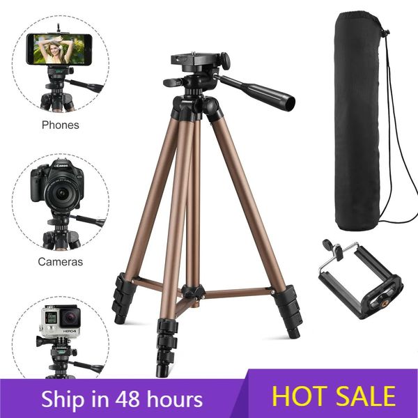 Aksesuarlar Profesyonel Kamera Tripod İPhone Canon Nikon Sony DSLR Kamera Kamera Kamera Fotoğrafçılığı İçin Fotoğrafçılık