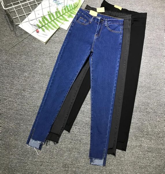 Capris Cheap Wholesale 2018 Новая осенняя зима горячая продажа женской моды повседневная джинсовая штаны G311