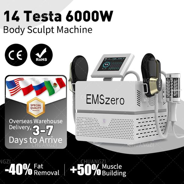 2024 Emszero NEO Nova Hi-emt Máquina com estimulação de radiofrequência alças opção rolo massagem