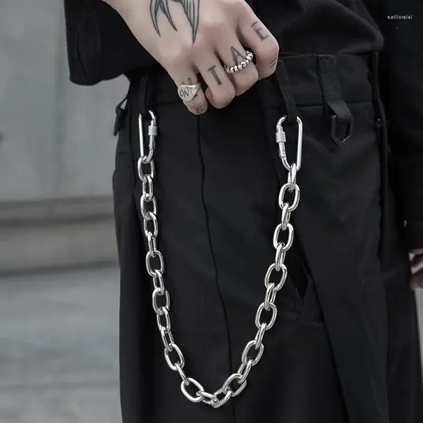 Брелки INS оригинальные самодельные банджи-застежки для брюк с цепочкой на талии можно использовать как ожерелье