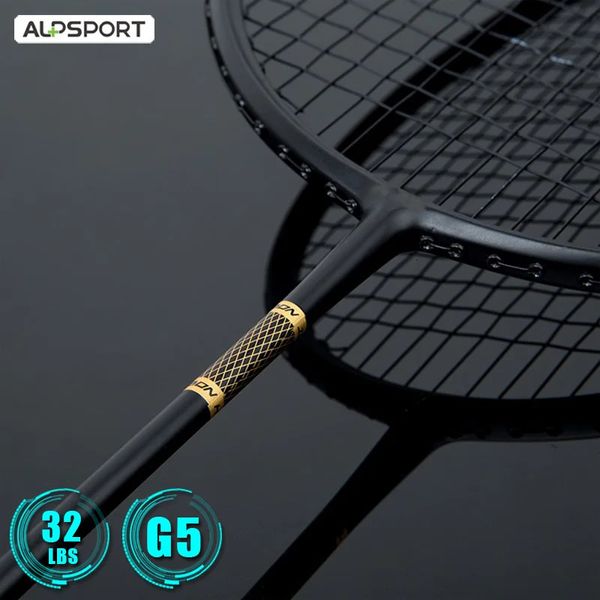 Racchette da badminton ALP ZJ2.0 Pro 4U 85g 100% fibra di carbonio lega racchetta da badminton attrezzatura sportiva ultraleggera racchetta allenamento da badminton 231216