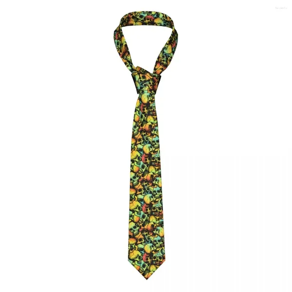 Yay bağları vektör insan kafatasları renkli kravat kafatası günlük giyim kravat sokak kravat gömlek aksesuarları