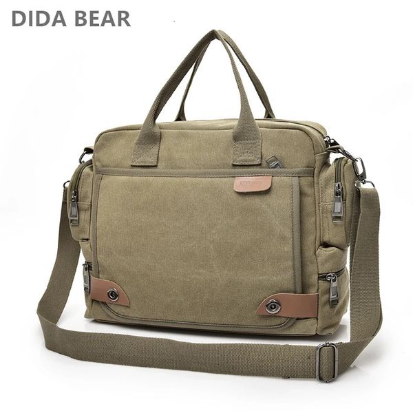 Borse da sera Uomini di marca Crossbody Uomo Tela Spalla Boy Messenger Borse da uomo per viaggi Casual Borsa grande Grigio 231216