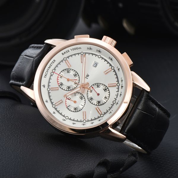 2023 Neu I Top Marke W Luxus Herrenuhr C Designer Uhrwerk Uhren Herren Hochwertige multifunktionale Chronographen-Armbanduhr Uhren Montre Uhren Kostenloser Versand