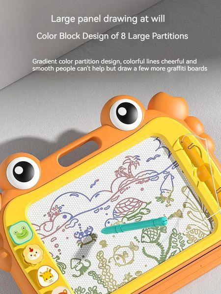Tavolo da disegno per bambini giocattolo magnetico per la casa graffiti per la scrittura del bambino telaio di pittura 231227