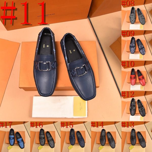 38Model Spring New Arrival Men Driving Designer Loafer Shoes Fashion Shoe Fashion Moccasins Mens Luxury Dimensioni di grandi dimensioni Curre Suede 38-46