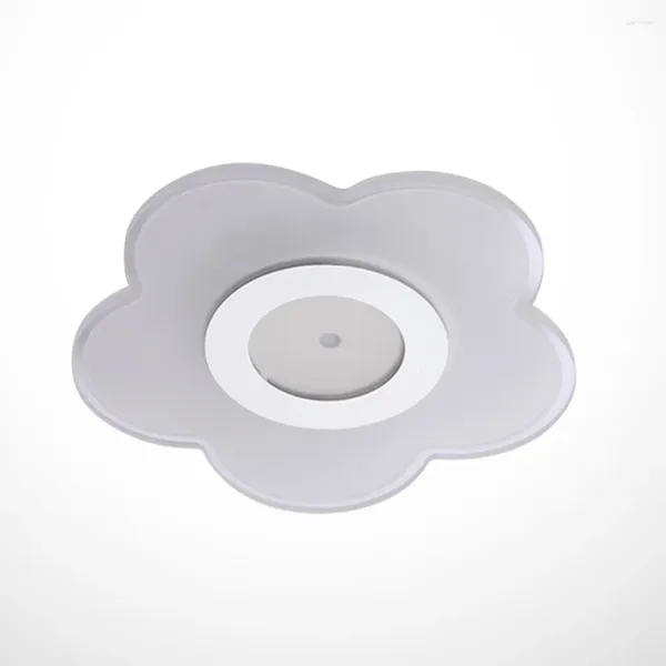 Lâmpada de parede LED luz de teto acrílico entrada moderna forma de flor corredor para casa el (8w 12cm luz quente)