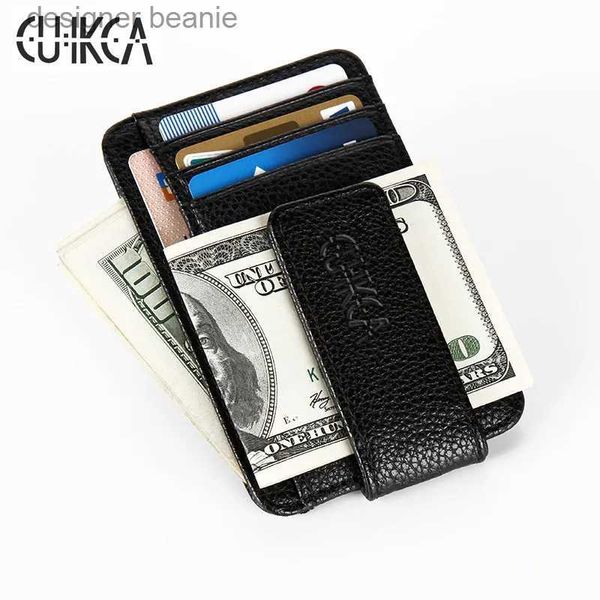 Dinheiro Clipes Cuikca New Moda Menino Menino Dinheiro Clipe Magnet Clipe Ultrathin Pocket Cramp Credit Card Case Mini Creativel231216