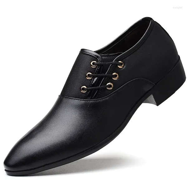 Kleid Schuhe Leder Für Männer Große Größe Männliche Casual Business Schuh Atmungsaktive Slip-On Frühling Herbst Mode Chaussure Hommes