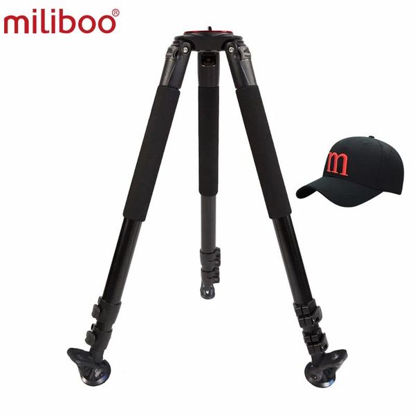 Halterungen miliboo MTT703A Professionelles tragbares Aluminium-Kamerastativ für DSLR/Video/Camcorder-Ständer Videostativ Belastung 25 kg max
