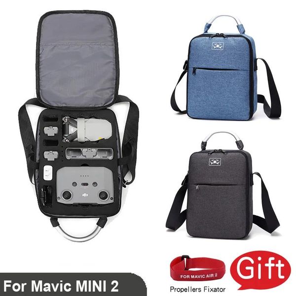 Acessórios para dji mini 2 se bolsa de viagem ao ar livre à prova de choque bolsa de ombro mochila mavic mini 2 corpo caixa armazenamento controle remoto caso