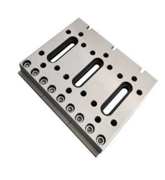 Strumento di serraggio 120X150X15mm jig tool 120*150*15mm Estensione Jig Holder Acciaio inossidabile M8 applicare per macchina per taglio a filo EDM