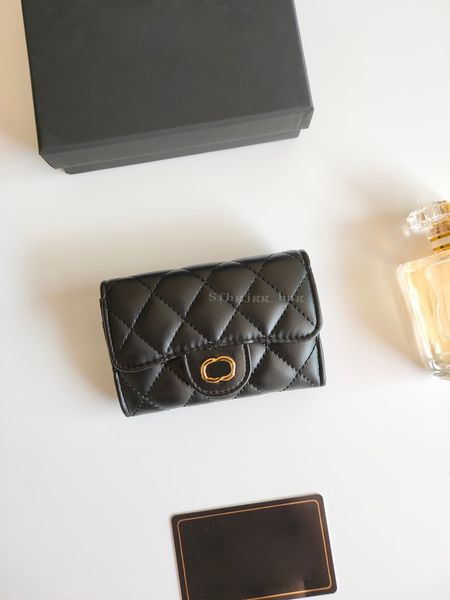 Lüks cüzdan siyah renk flip kapak gerçek deri kadınlar erkek kredi kartı tutucu para çantası en kaliteli kadınlar anahtar torba tasarımcıları moda çanta çanta