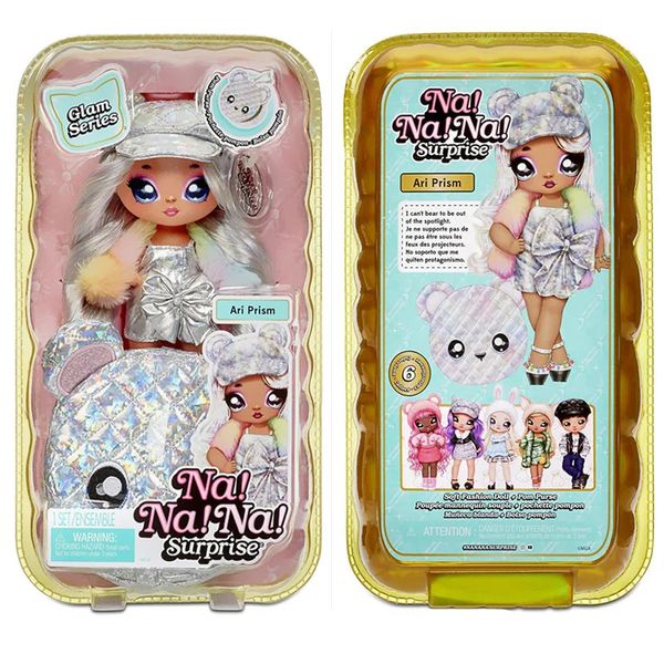 Bonecas 19cm de altura Cute NANANA Girl Doll Set com acessórios brinquedos para meninas 18cm algodão 231215