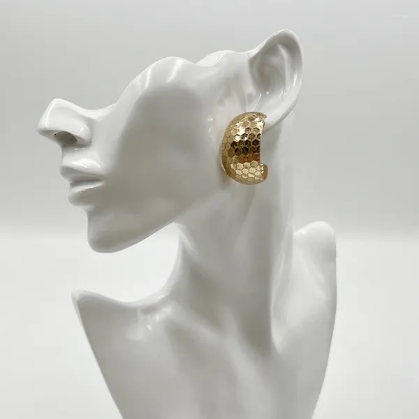 Hoop Ohrringe Suekees Boho Mode Schmuck Nickel kostenlos Ohrring Gothic Moon C Form Metal Big Ohres Vintage erdig für Frauen