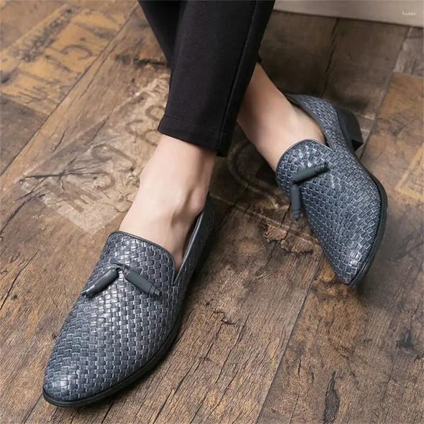 Scarpe eleganti Sumer Semi-formali da uomo gialle Sneakers all'ingrosso Luxury Wedding Party Sports College Sapatos Sapatenes