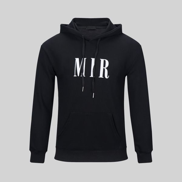 Moletom com capuz masculino outono e inverno novo pulôver de algodão de alta qualidade simples e elegante texto reunindo impressão designer hoodie