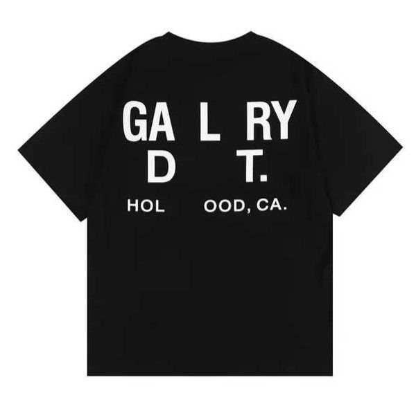 Galery Dept Homens Camisetas Designer Galleryes Camiseta Anjo Marca Net Vermelho Retro Galerys Hoodie Depts Homens e Mulheres de Manga Curta Galilee YJ