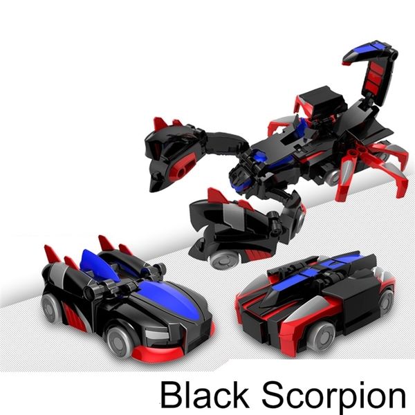 Elektrisches RC-Auto Black Scorpion Toy Transformer Unity Series Transformation Transforming Action Figure Robot Vehicle Hello Carbot Unicorn 231215