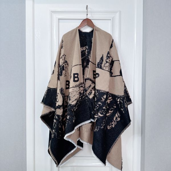 Os designers de cachecol envolvem lenço de luxo para mulheres echarpe poncho pashmina homens letra planta padrão de cashmere floral inverno lenço quente moda moda xale atmosférica