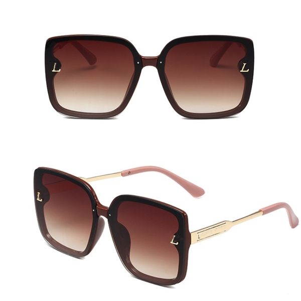 Marken-polarisierte Sonnenbrille, klassische quadratische Retro-Designer-Sonnenbrille mit UV-Schutz für Damen und Herren, rosa Rahmenbeine