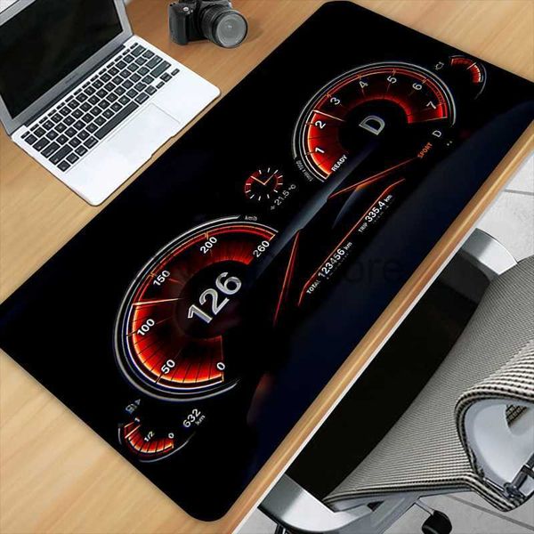 Mauspads Handgelenkauflagen Super Car Art HD-Druck XXL Mauspad Gamer Zubehör Hot Large Computer Lock Edge Tastaturmatte Anime Cartoon J231215