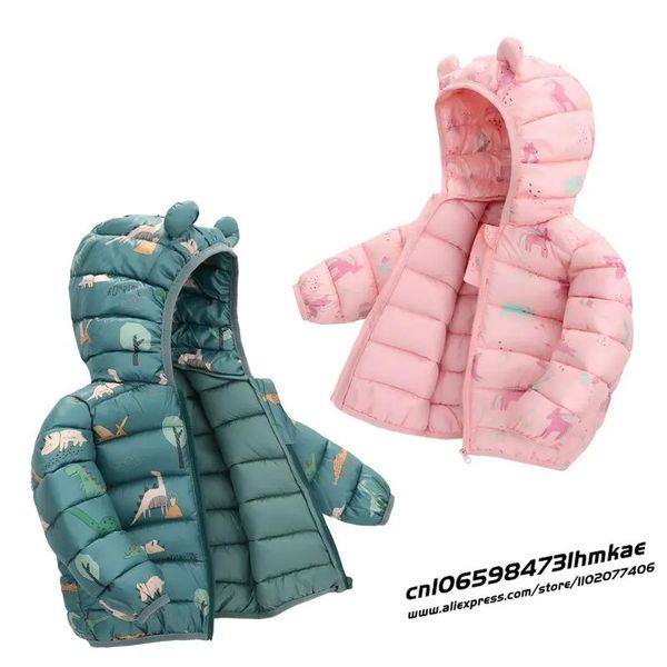 Ceketler Çocuk Sonbahar Kış Ceket Bebek Sıcak Ceket Çocuklar Pamuk Dış Giyim Açık Giyim Çocuk Kış Ceket 231215