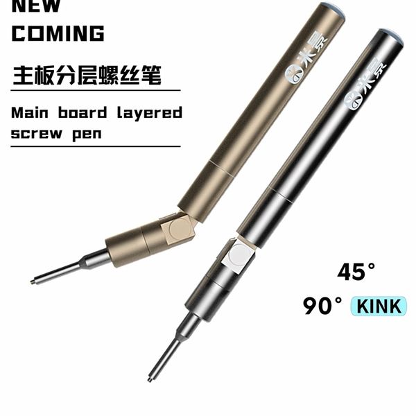 Schraubendreher Mijing Motherboard Layered Screw Pen S2 Alloy Steel Protection Magnetischer Schraubendreher für Android 231215